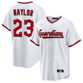 Seanshop C.Guardians #23 Bo Naylor Player White Game Home Stitched Jerseys