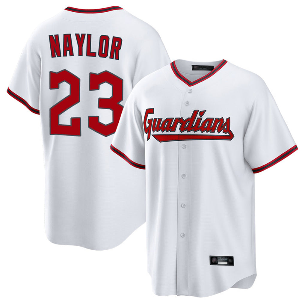 Seanshop C.Guardians #23 Bo Naylor Player White Game Home Stitched Jerseys
