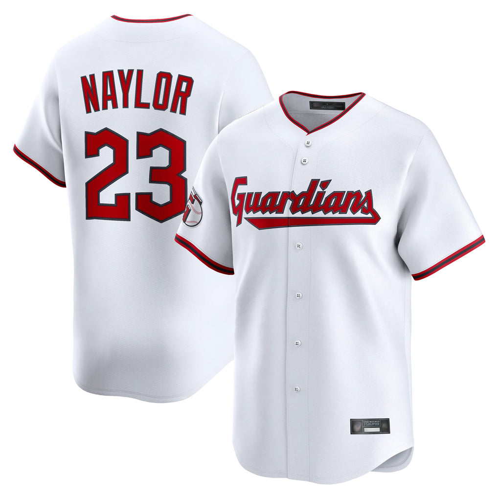 Seanshop C.Guardians #23 Bo Naylor Player White Limited Home Game Stitched Jerseys