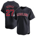Seanshop C.Guardians #27 Austin Hedges Player Navy Limited Home Game Stitched Jerseys