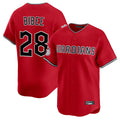 Seanshop C.Guardians #28 Tanner Bibee Player Red Limited Home Stitched Jerseys