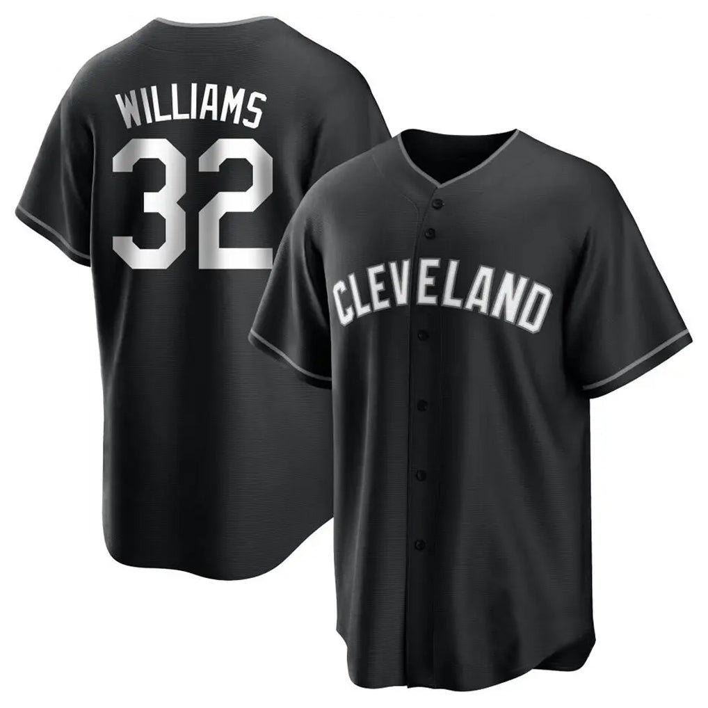 Seanshop C.Guardians #32 Gavin Williams Player Black Home Game Stitched Jerseys