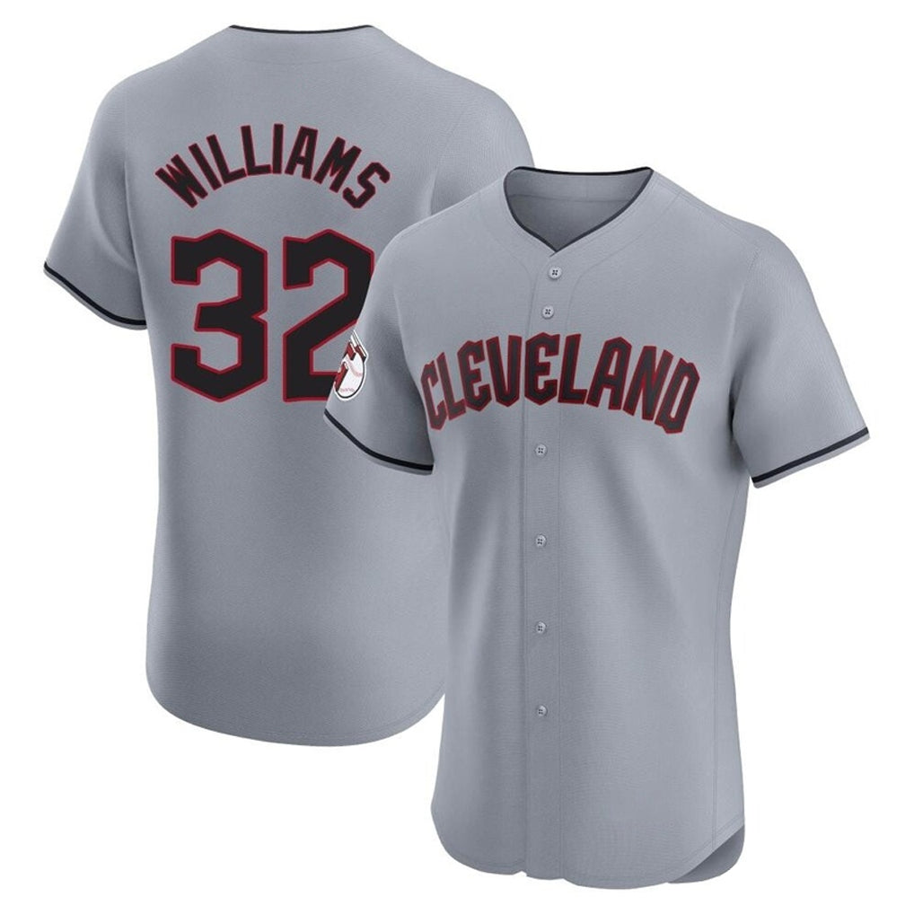 Seanshop C.Guardians #32 Gavin Williams Player Gray Road Limited Elite Home Stitched Jerseys