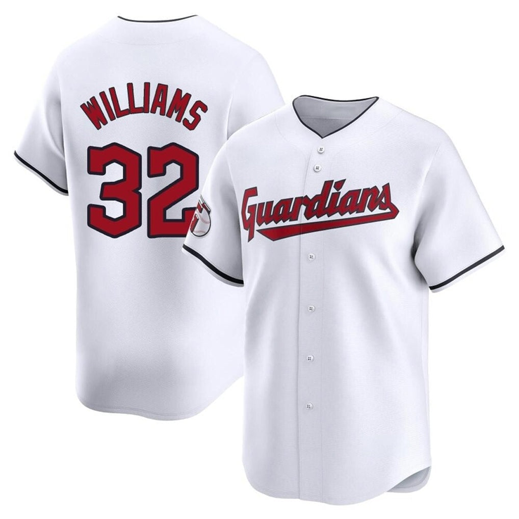 Seanshop C.Guardians #32 Gavin Williams Player White Limited Home Stitched Jerseys