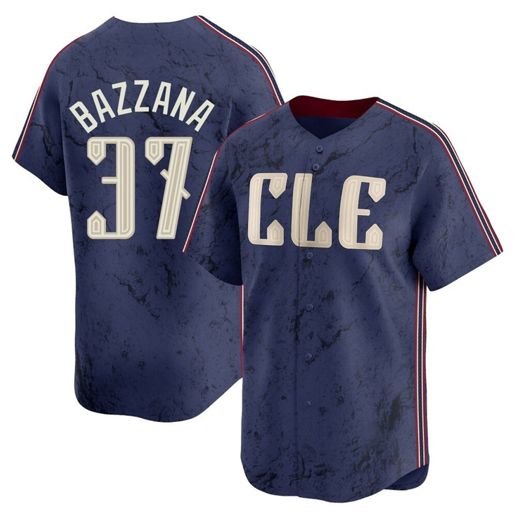 Seanshop C.Guardians #37 Travis Bazzana Player Navy City Connect Limited Home Stitched Jerseys