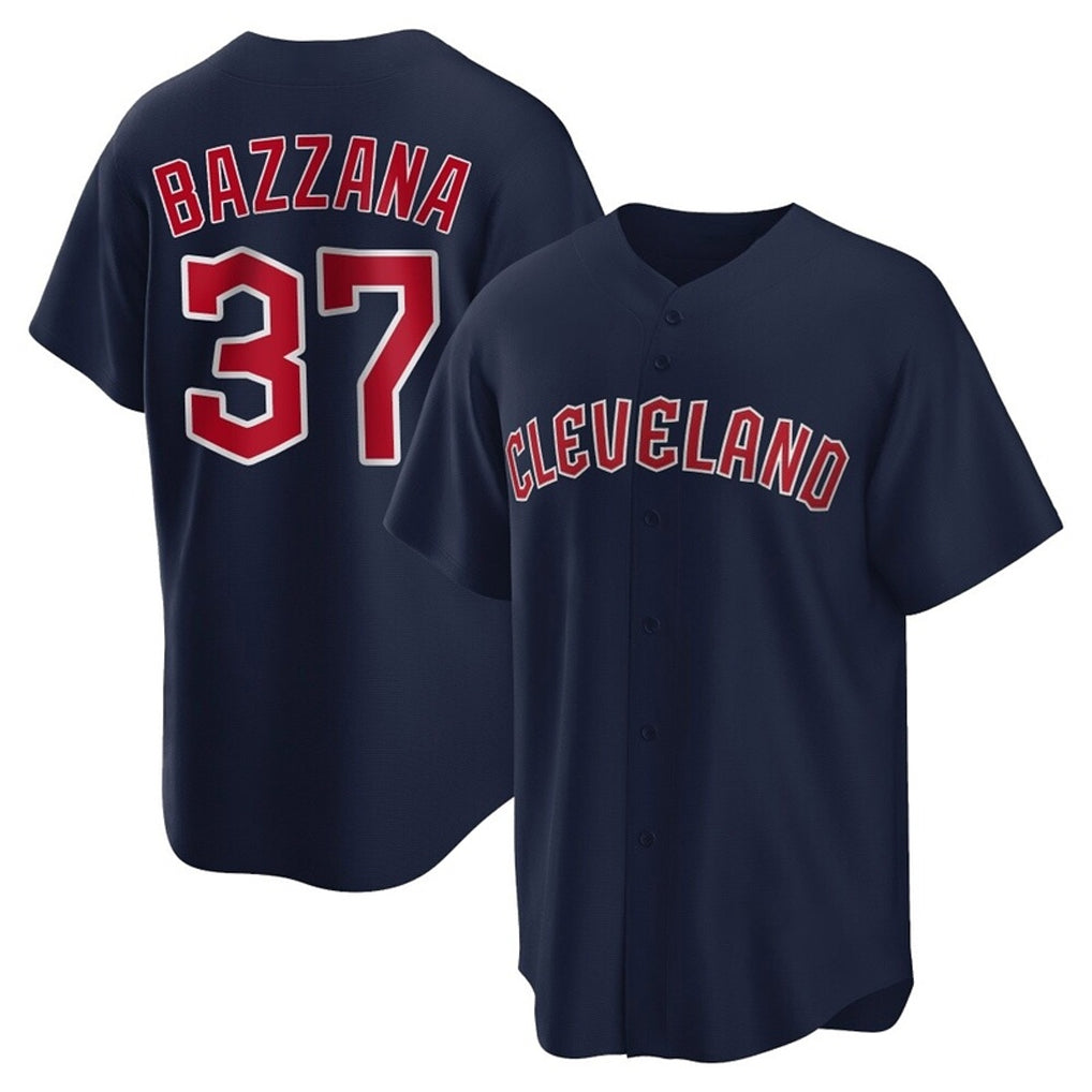 Seanshop C.Guardians #37 Travis Bazzana Player Navy Game Home Stitched Jerseys