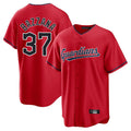 Seanshop C.Guardians #37 Travis Bazzana Player Red Home Game Stitched Jerseys