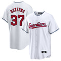Seanshop C.Guardians #37 Travis Bazzana Player White Home Game Stitched Jerseys