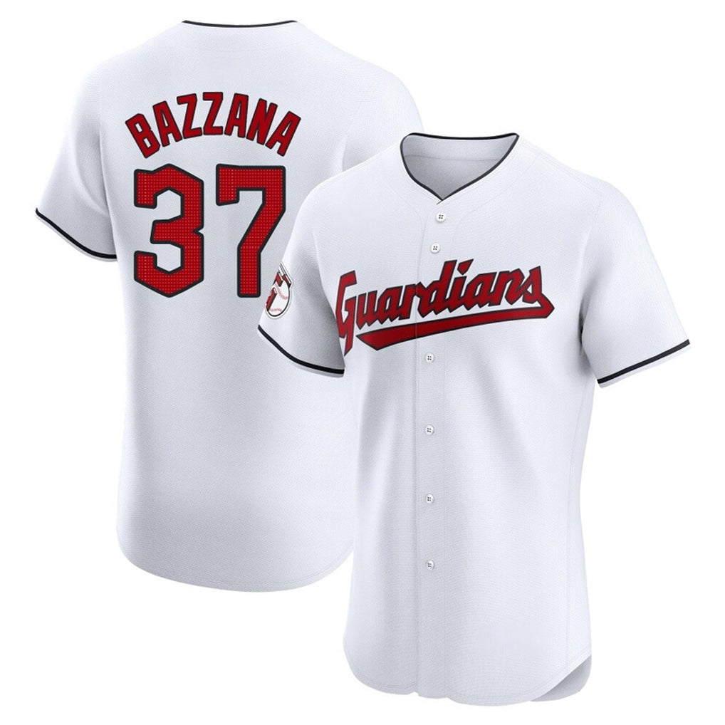Seanshop C.Guardians #37 Travis Bazzana Player White Limited Elite Home Stitched Jerseys
