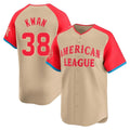 Seanshop C.Guardians #38 Steven Kwan Player Cream American League All-Star Limited Home Stitched Jerseys