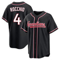 Seanshop C.Guardians #4 Brayan Rocchio Player Black Fashion Out Home Game Stitched Jerseys