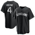 Seanshop C.Guardians #4 Brayan Rocchio Player Black Home Game Stitched Jerseys