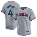 Seanshop C.Guardians #4 Brayan Rocchio Player Gray Road Limited Home Game Stitched Jerseys