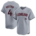 Seanshop C.Guardians #4 Brayan Rocchio Player Gray Road Limited Home Stitched Jerseys