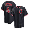 Seanshop C.Guardians #4 Brayan Rocchio Player Navy Home Game Stitched Jerseys
