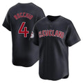 Seanshop C.Guardians #4 Brayan Rocchio Player Navy Limited Home Game Stitched Jerseys