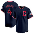 Seanshop C.Guardians #4 Brayan Rocchio Player Navy Limited Home Stitched Jerseys