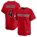 Seanshop C.Guardians #4 Brayan Rocchio Player Red Limited Home Stitched Jerseys