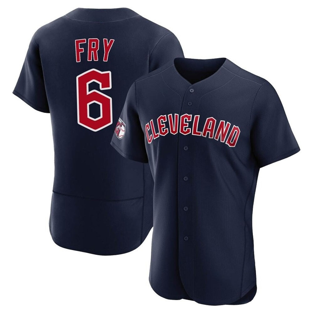 Seanshop C.Guardians #6 David Fry Player Navy Limited Elite Home Stitched Jerseys