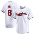 Seanshop C.Guardians #6 David Fry Player White Limited Home Stitched Jerseys
