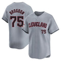 Seanshop C.Guardians #75 Connor Brogdon Player Gray Road Limited Home Stitched Jerseys