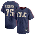 Seanshop C.Guardians #75 Connor Brogdon Player Navy City Connect Limited Home Stitched Jerseys