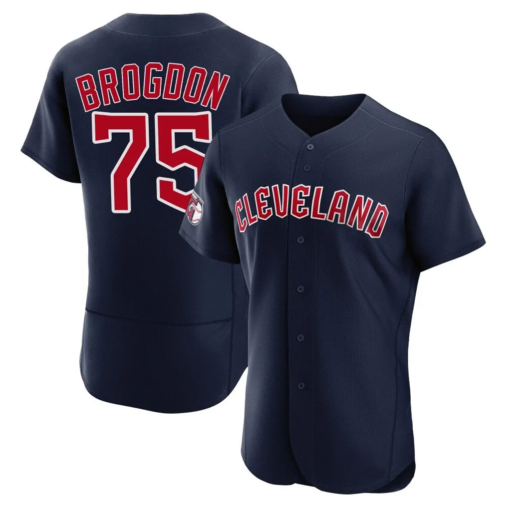 Seanshop C.Guardians #75 Connor Brogdon Player Navy Limited Elite Home Stitched Jerseys