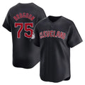 Seanshop C.Guardians #75 Connor Brogdon Player Navy Limited Home Game Stitched Jerseys
