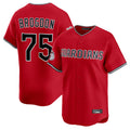 Seanshop C.Guardians #75 Connor Brogdon Player Red Limited Home Stitched Jerseys