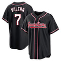 Seanshop C.Guardians #7 George Valera Player Black Fashion Out Home Game Stitched Jerseys