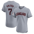 Seanshop C.Guardians #7 George Valera Player Gray Road Limited Elite Home Stitched Jerseys