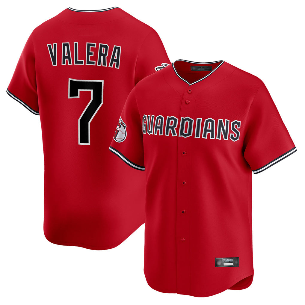 Seanshop C.Guardians #7 George Valera Player Red Limited Home Stitched Jerseys