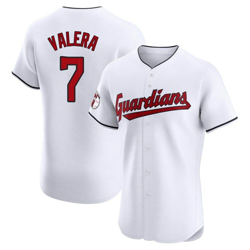 Seanshop C.Guardians #7 George Valera Player White Limited Elite Home Stitched Jerseys