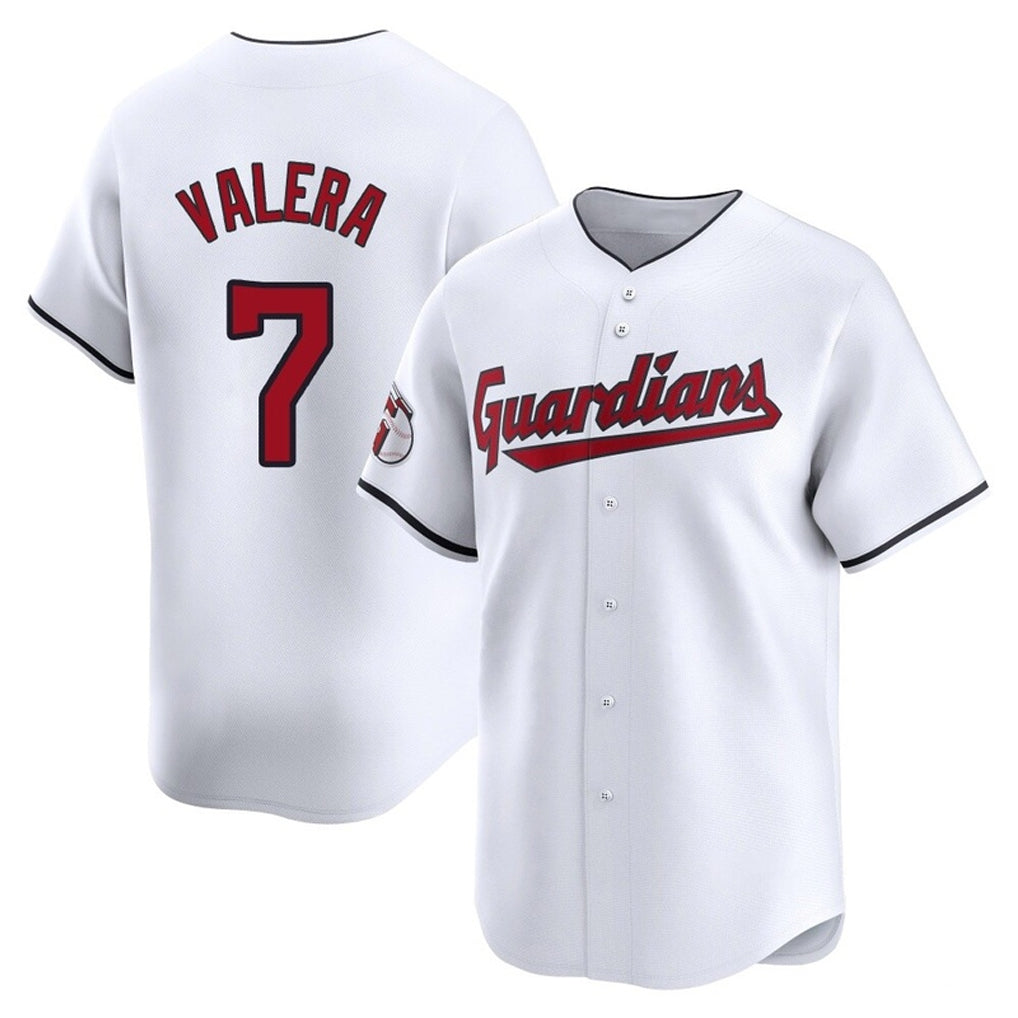 Seanshop C.Guardians #7 George Valera Player White Limited Home Stitched Jerseys