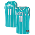 Seanshop C.Hornets #11 Cody Martin Teal Fast Break Replica Jerseys - Icon Edition