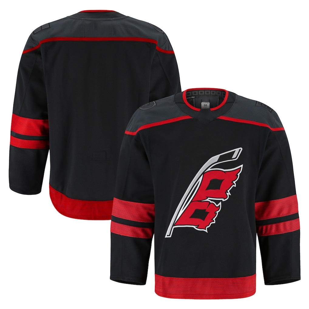 Seanshop C.Hurricanes Black Home Authentic Pro Stitched Jerseys