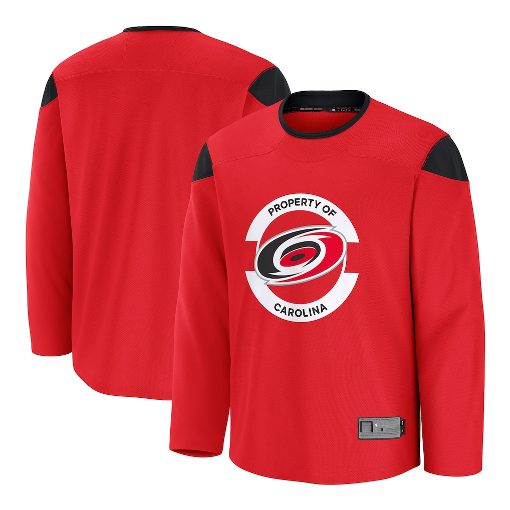 Seanshop C.Hurricanes Red Practice Stitched Jerseys