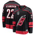Seanshop C.Hurricanes #22 Logan Stankoven Black 2026 Stanley Cup Final Home Breakaway Stitched Jerseys