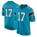 Seanshop C.Panthers #17 Xavier Legette Player Blue Game Stitched Jerseys