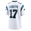 Seanshop C.Panthers #17 Xavier Legette Player White Home Game Stitched Jerseys