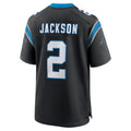 Seanshop C.Panthers #2 Mike Jackson Player Black Home Game Stitched Jerseys
