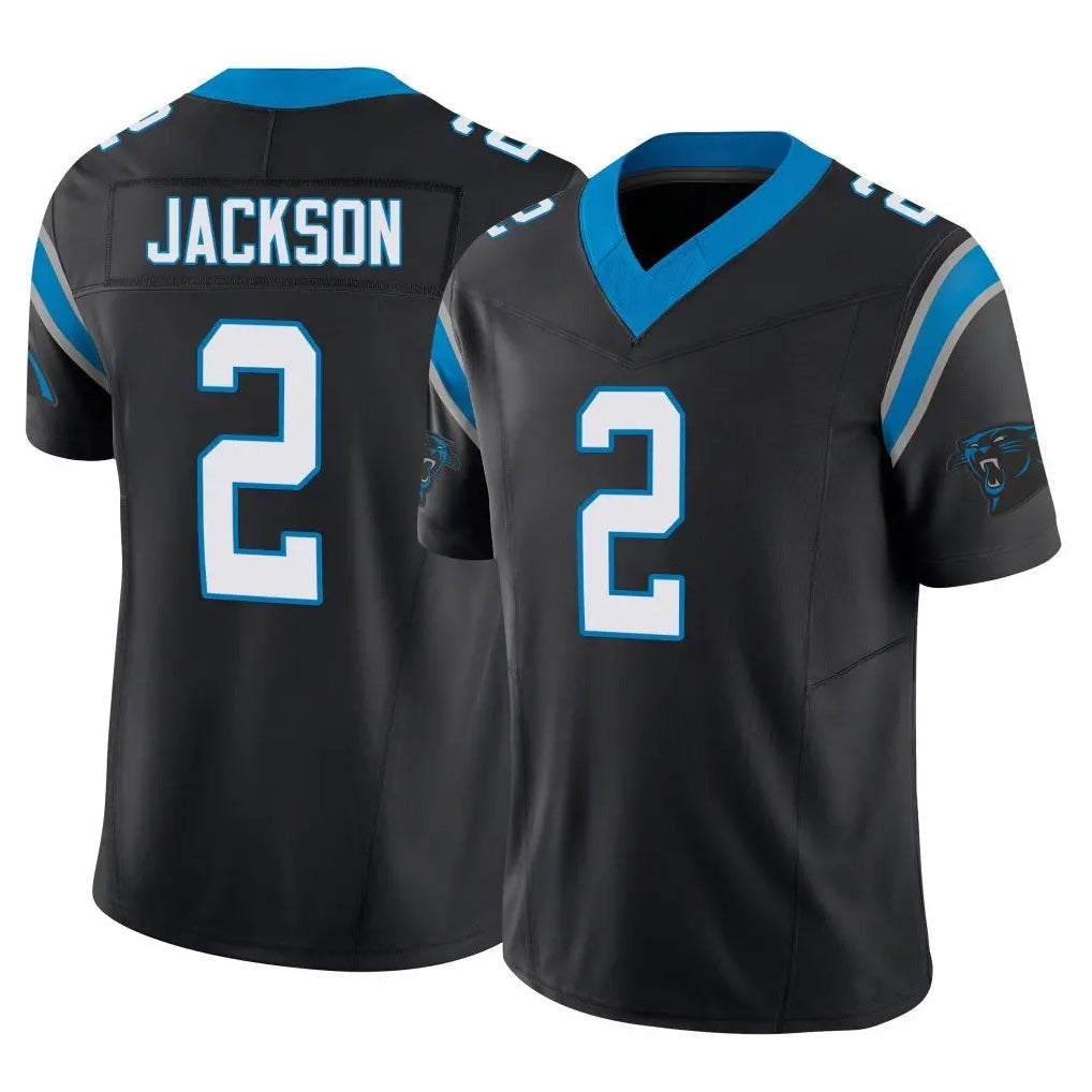 Seanshop C.Panthers #2 Mike Jackson Player Black Vapor F.U.S.E. Limited Home Game Stitched Jerseys