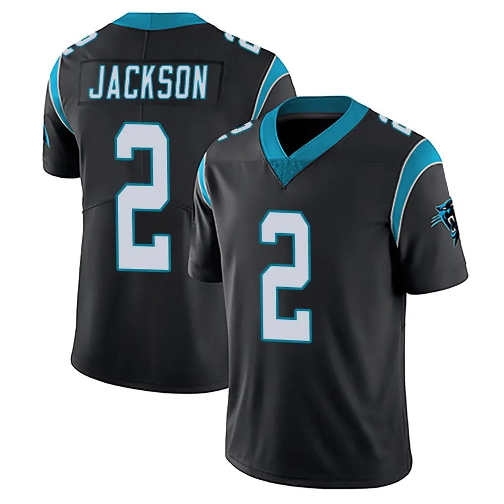 Seanshop C.Panthers #2 Mike Jackson Player Black Vapor Untouchable Limited Game Stitched Jerseys