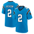 Seanshop C.Panthers #2 Mike Jackson Player Blue Home Game Stitched Jerseys