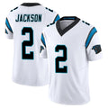 Seanshop C.Panthers #2 Mike Jackson Player White Vapor F.U.S.E. Limited Home Game Stitched Jerseys