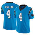 Seanshop C.Panthers #4 Tetairoa McMillan Player Blue Vapor F.U.S.E. Limited Home Game Stitched Jerseys