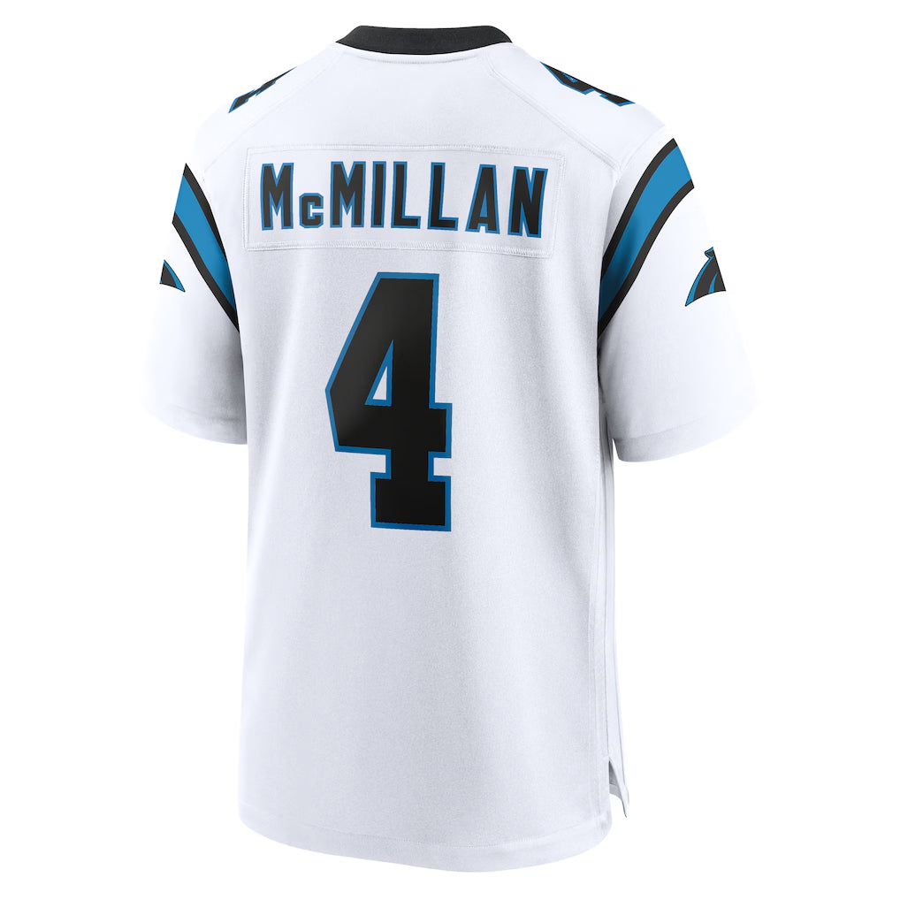 Seanshop C.Panthers #4 Tetairoa McMillan Player White Home Game Stitched Jerseys