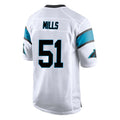 Seanshop C.Panthers #51 Sam Mills Player White Game Stitched Jerseys