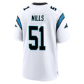 Seanshop C.Panthers #51 Sam Mills Player White Home Game Stitched Jerseys