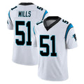Seanshop C.Panthers #51 Sam Mills Player White Vapor Untouchable Limited Game Stitched Jerseys